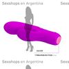 Estimulador flexible de punto G y clitoris con carga USB